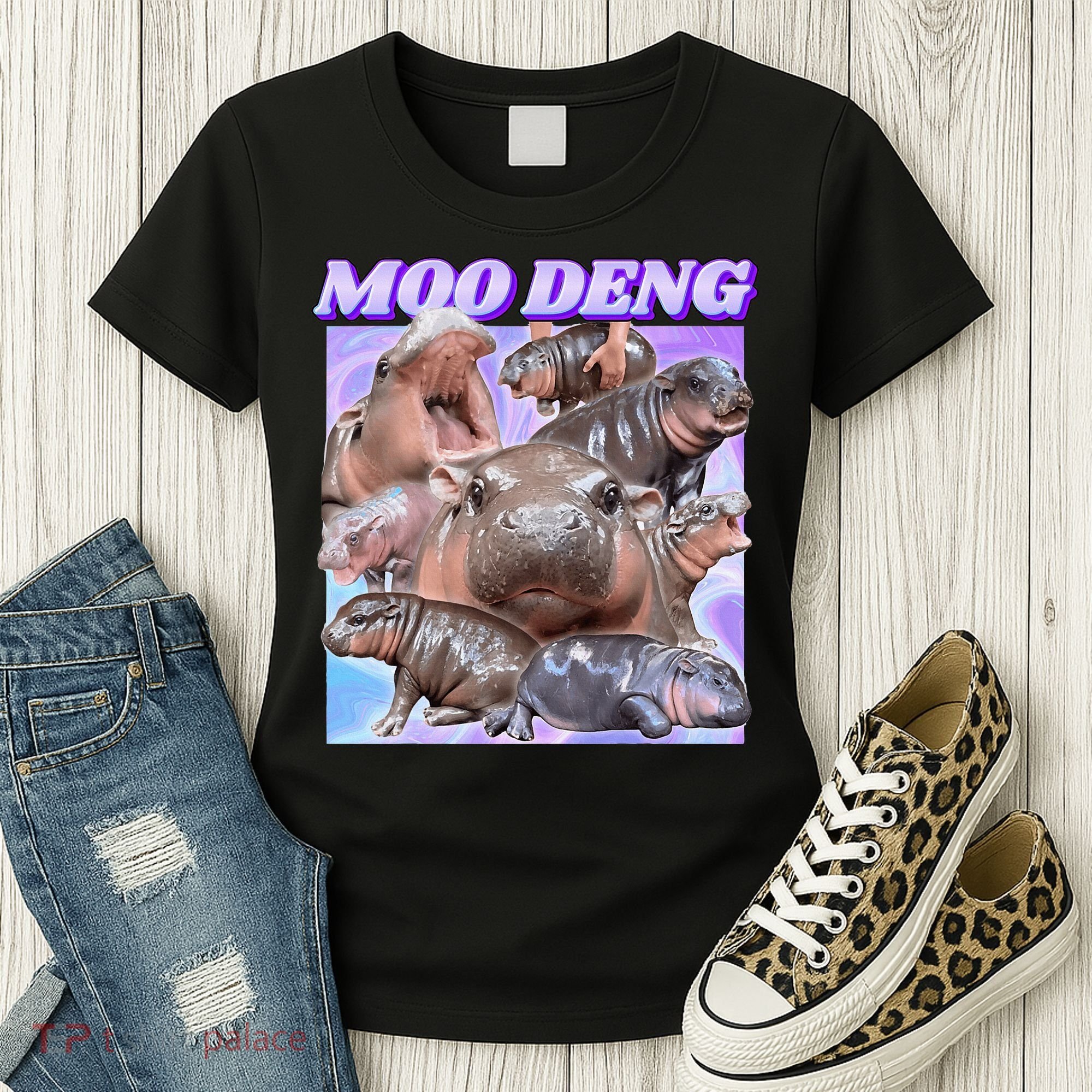Baby Hippo Moo Deng Women's T-Shirt