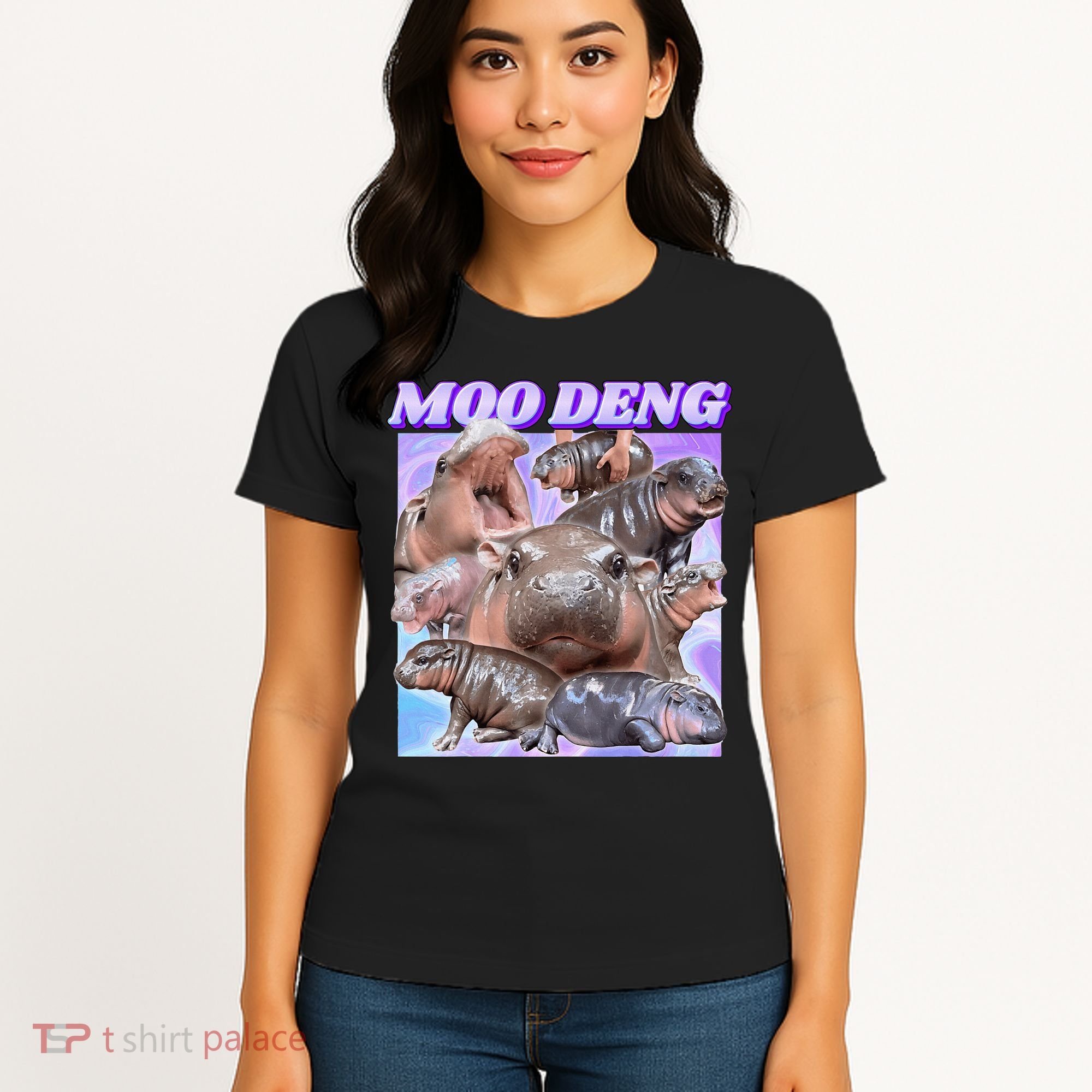 Baby Hippo Moo Deng Women's T-Shirt