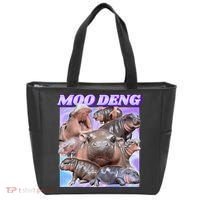 Baby Hippo Moo Deng Tote Bag thumb 0