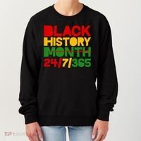 Black History Month 24 7 365 Women's Sweatshirt thumb 0