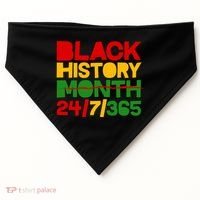 Black History Month 24 7 365 USA-Made Doggie Bandana thumb 0