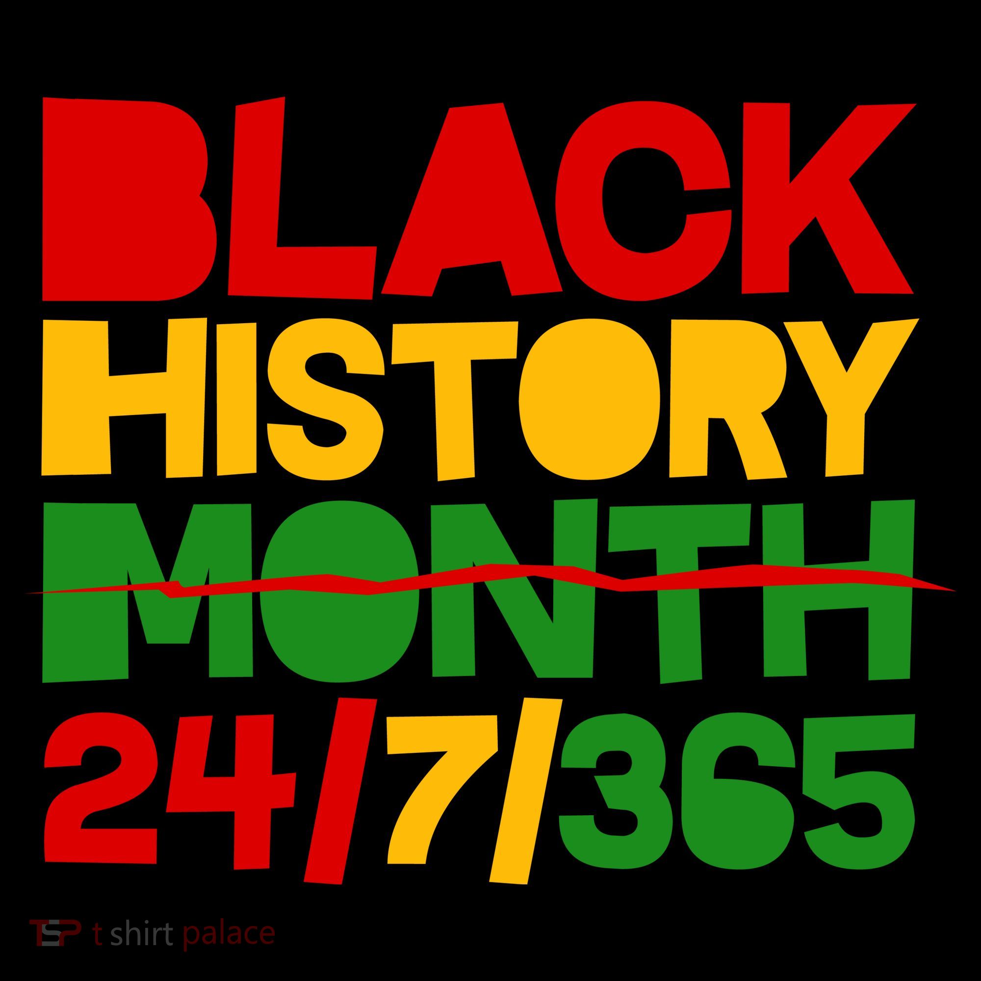 Black History Month 24 7 365 USA-Made Doggie Bandana