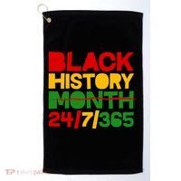 Black History Month 24 7 365 Golf Towel thumb 0
