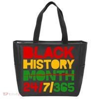 Black History Month 24 7 365 Tote Bag thumb 0