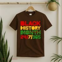 Black History Month 24 7 365 T-Shirt thumb 2