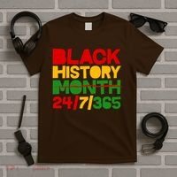Black History Month 24 7 365 T-Shirt thumb 5