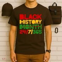 Black History Month 24 7 365 T-Shirt thumb 6