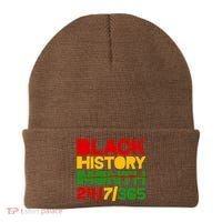 Black History Month 24 7 365 Beanie thumb 0