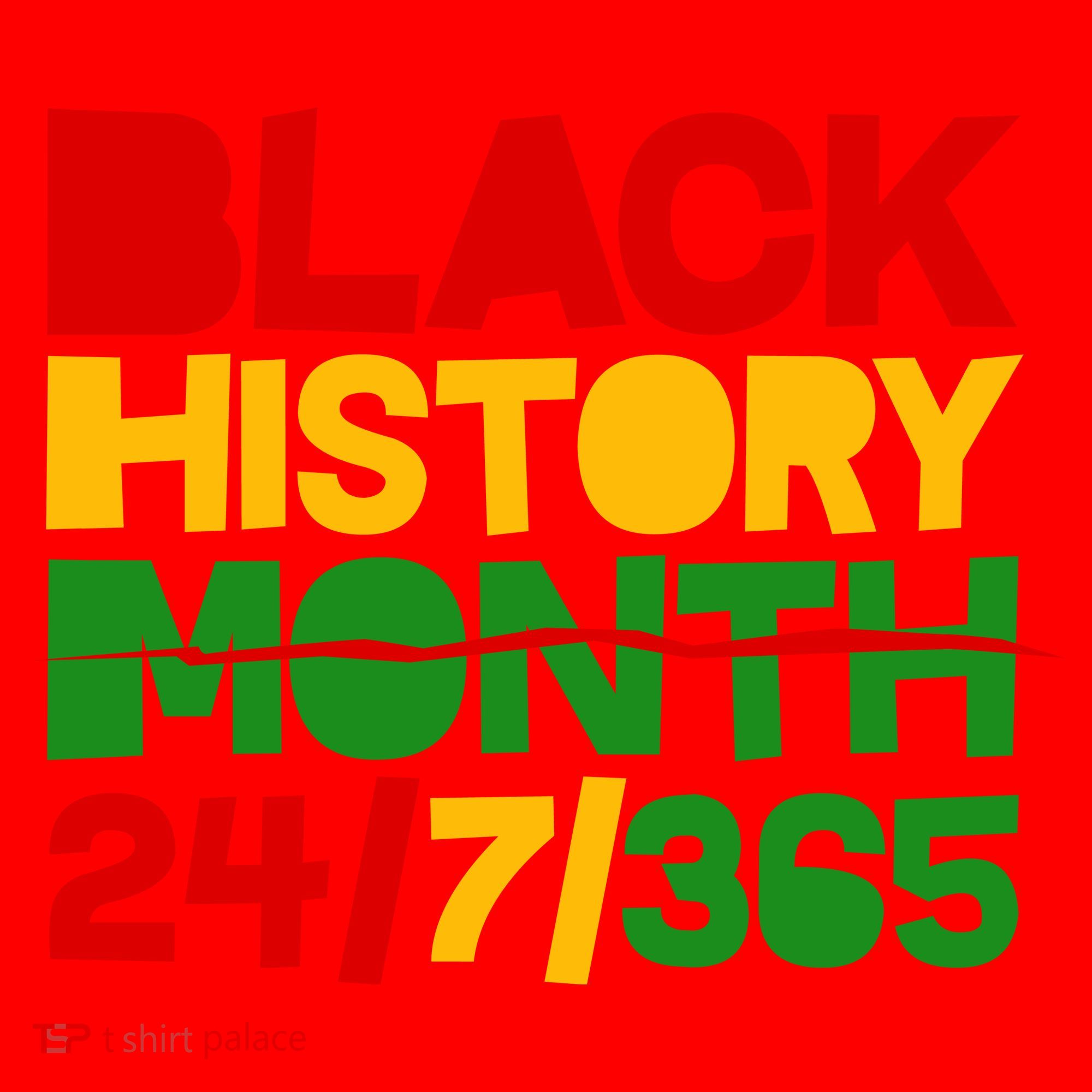 Black History Month 24 7 365 Santa Hat