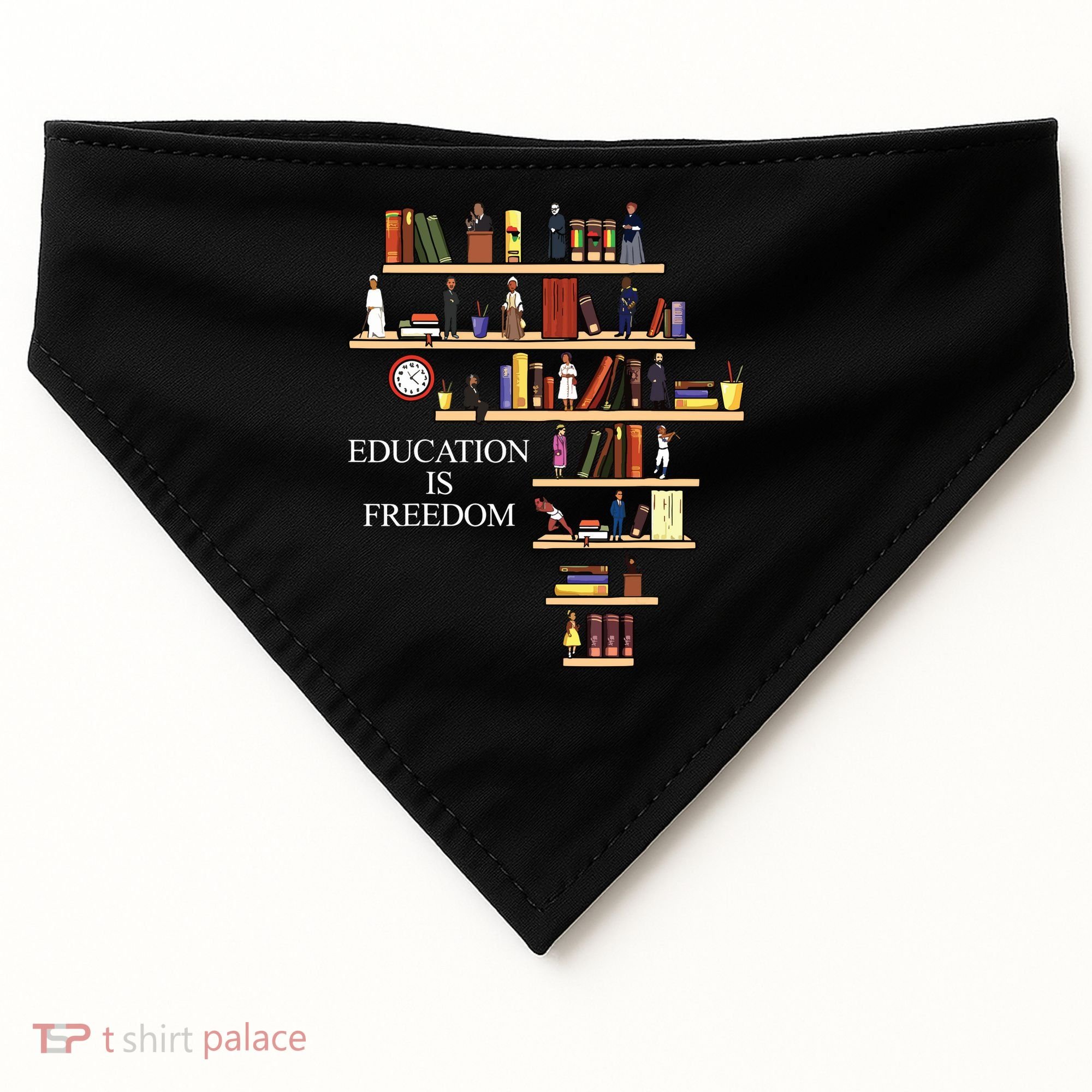 Black History Month Black Leaders African American Pride USA-Made Doggie Bandana