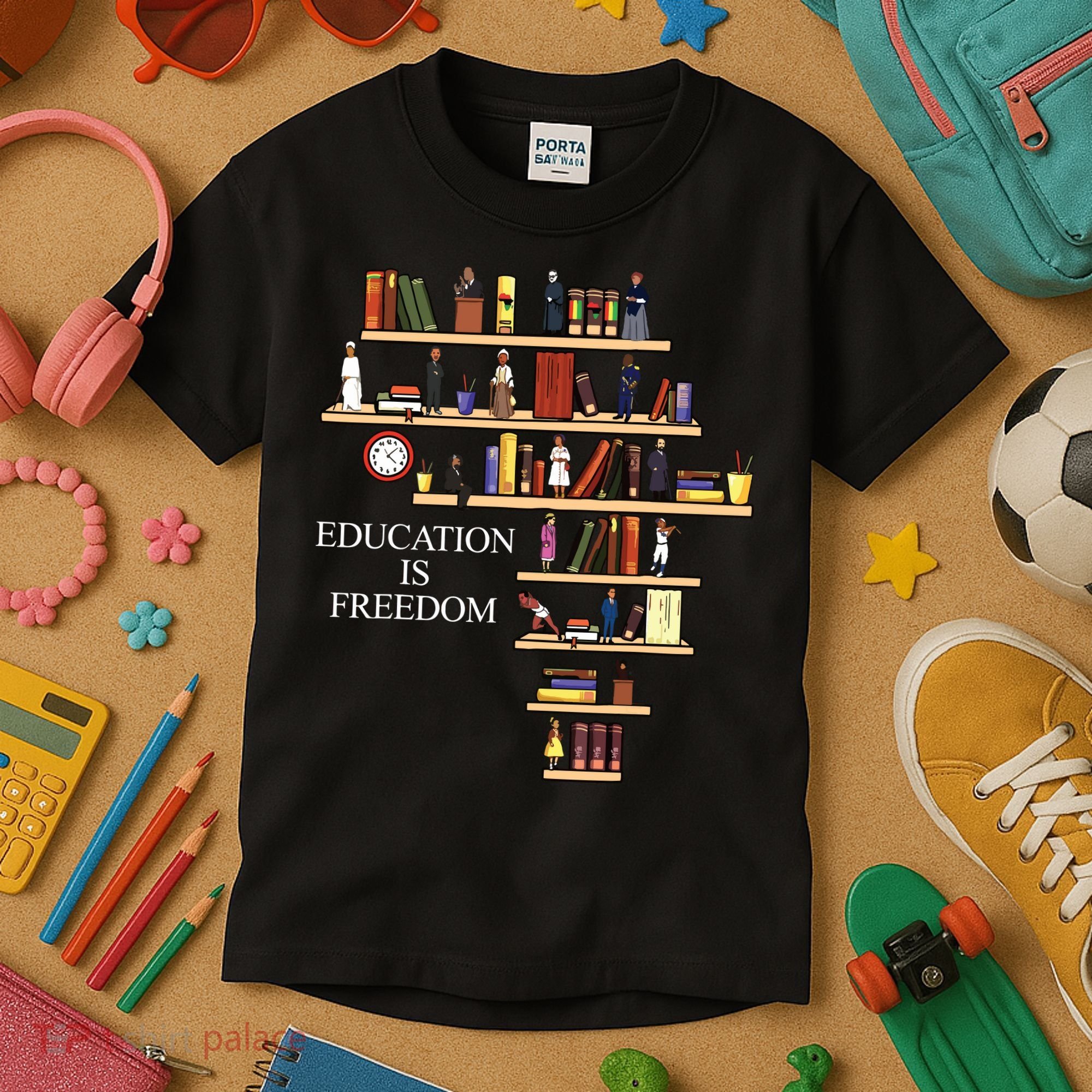 Black History Month Black Leaders African American Pride Kids T-Shirt
