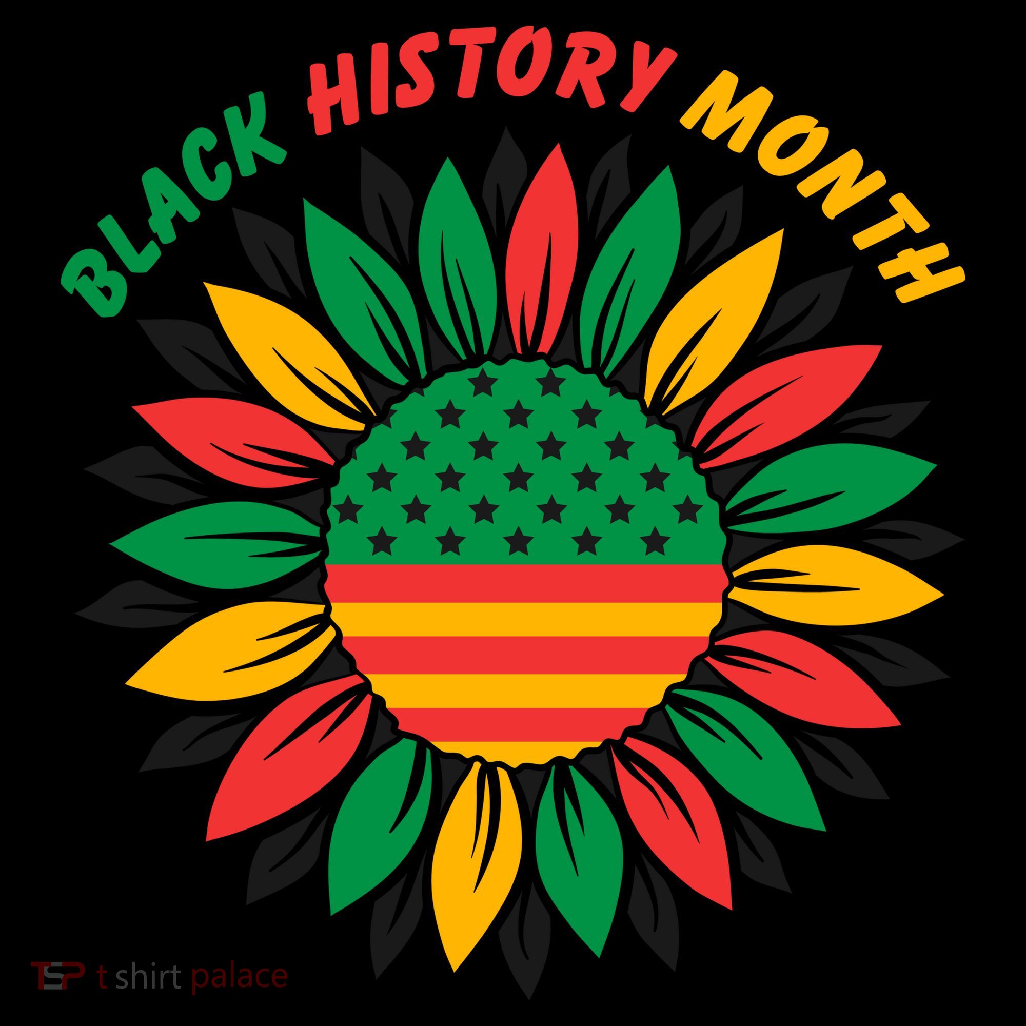 Black History Month Sunflower Flag Coffee Mug