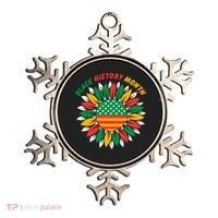 Black History Month Sunflower Flag Ornament thumb 0