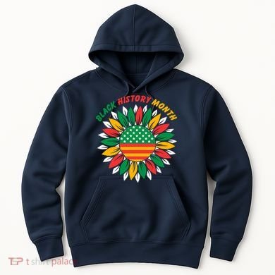 Black History Month Sunflower Flag Hoodie
