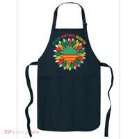 Black History Month Sunflower Flag Apron thumb 0