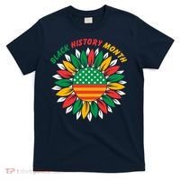 Black History Month Sunflower Flag T-Shirt thumb 0