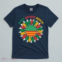 Black History Month Sunflower Flag T-Shirt thumb 5