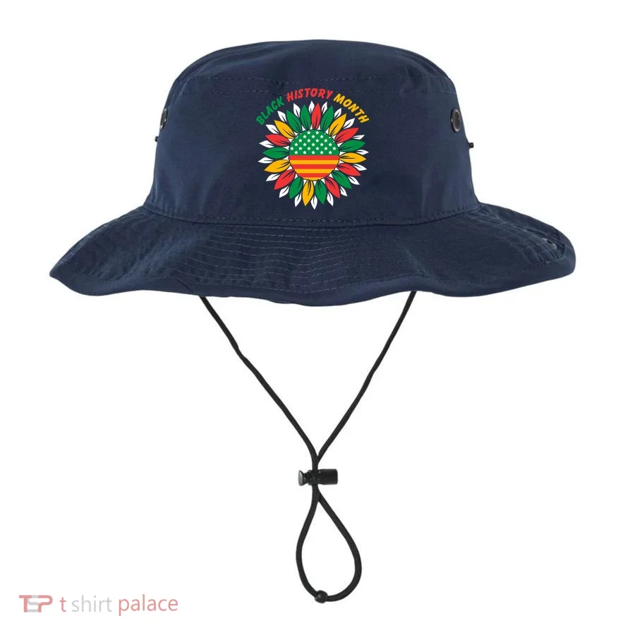 Black History Month Sunflower Flag Bucket Hat