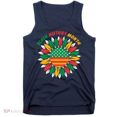 Black History Month Sunflower Flag Tank Top