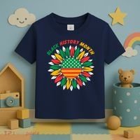 Black History Month Sunflower Flag Toddler T-Shirt thumb 3