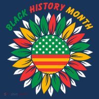 Black History Month Sunflower Flag Kids Hoodie thumb 5