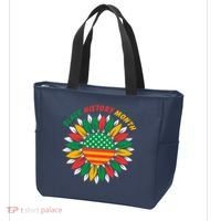 Black History Month Sunflower Flag Tote Bag thumb 3