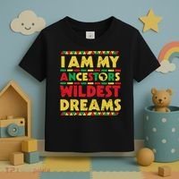 Black History Month Tee , Ancestors Wildest Dreams Toddler T-Shirt thumb 3