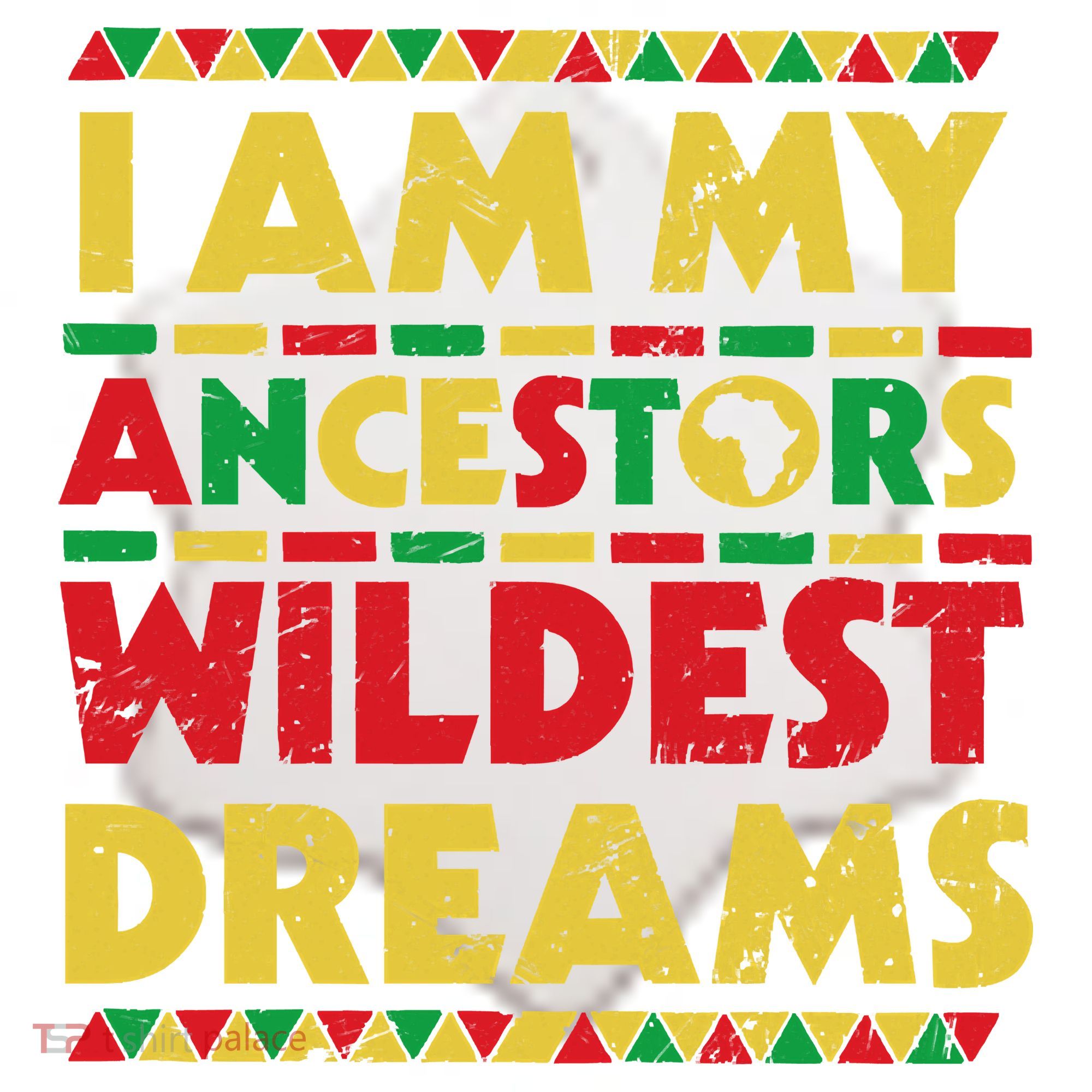 Black History Month Tee , Ancestors Wildest Dreams Ceramic Ornament