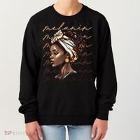 Black History Month African American Black Melanin Queen Women's Sweatshirt thumb 0