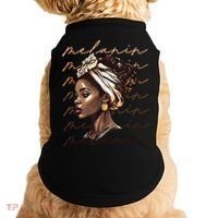 Black History Month African American Black Melanin Queen Doggie Tank thumb 0