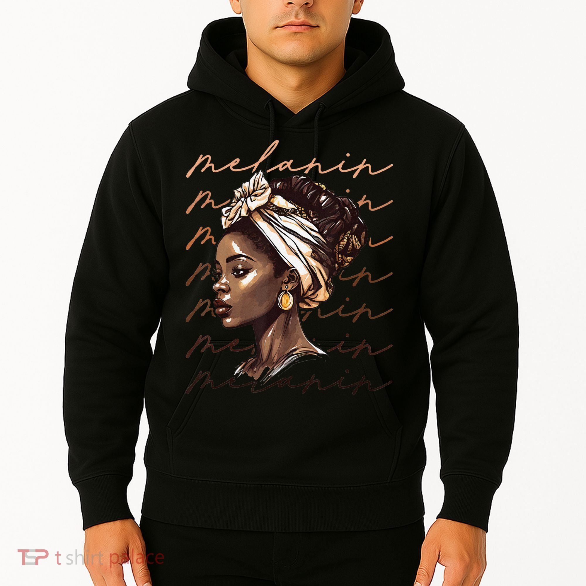 Black History Month African American Black Melanin Queen Hoodie