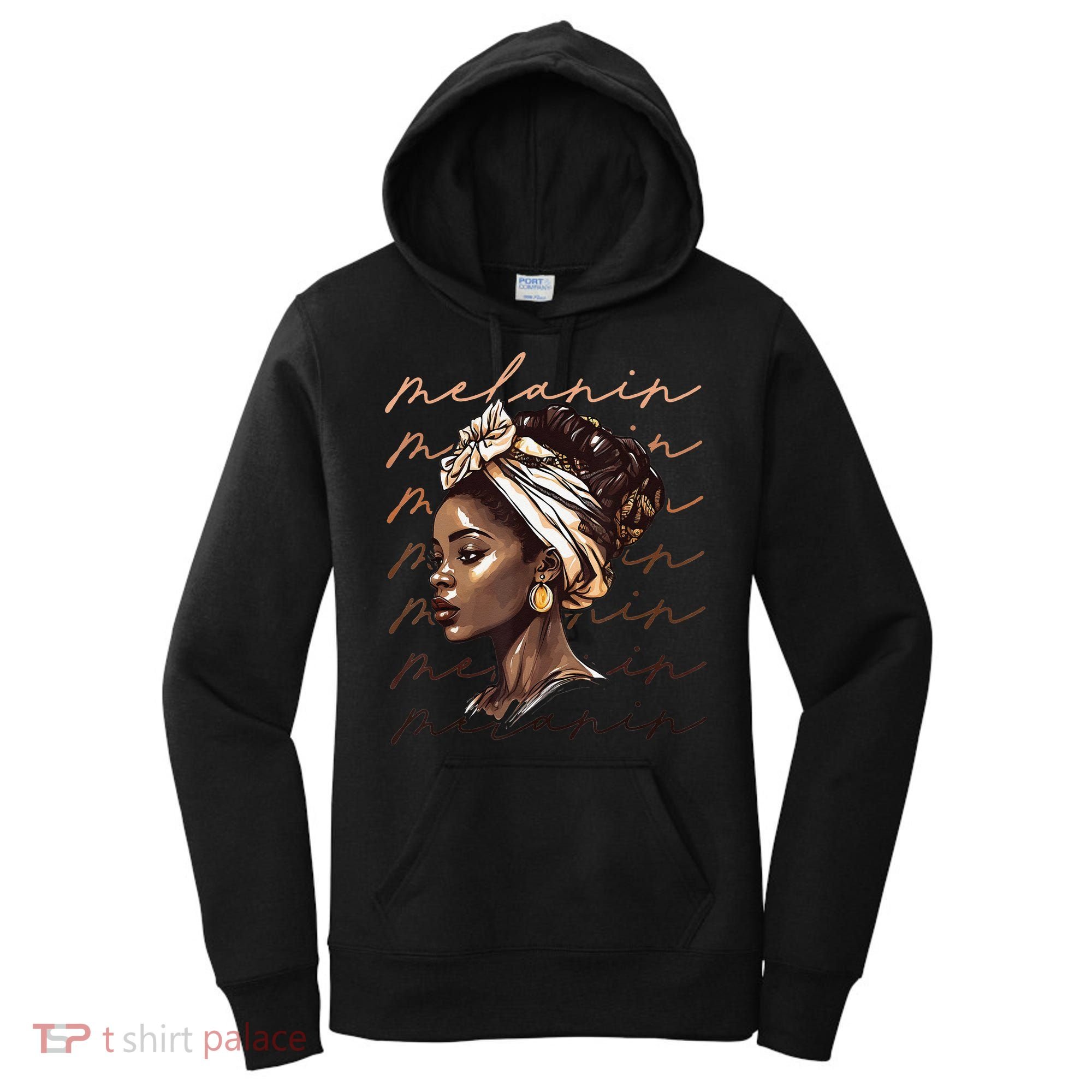 Black History Month African American Black Melanin Queen Women's Hoodie
