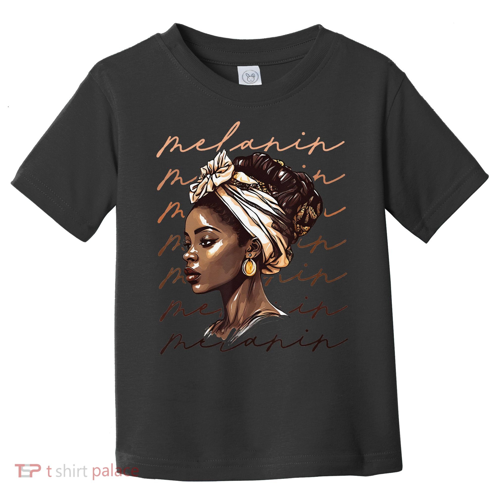 Black History Month African American Black Melanin Queen Toddler T-Shirt