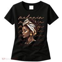 Black History Month African American Black Melanin Queen Women's T-Shirt thumb 0