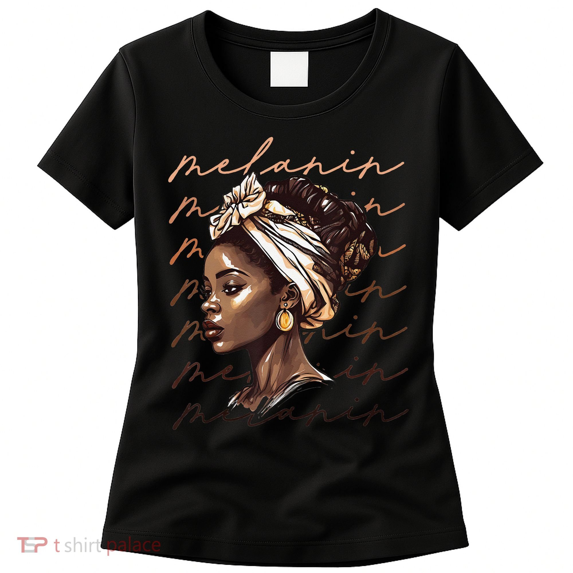 Black History Month African American Black Melanin Queen Women's T-Shirt