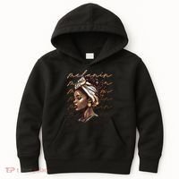 Black History Month African American Black Melanin Queen Kids Hoodie thumb 0