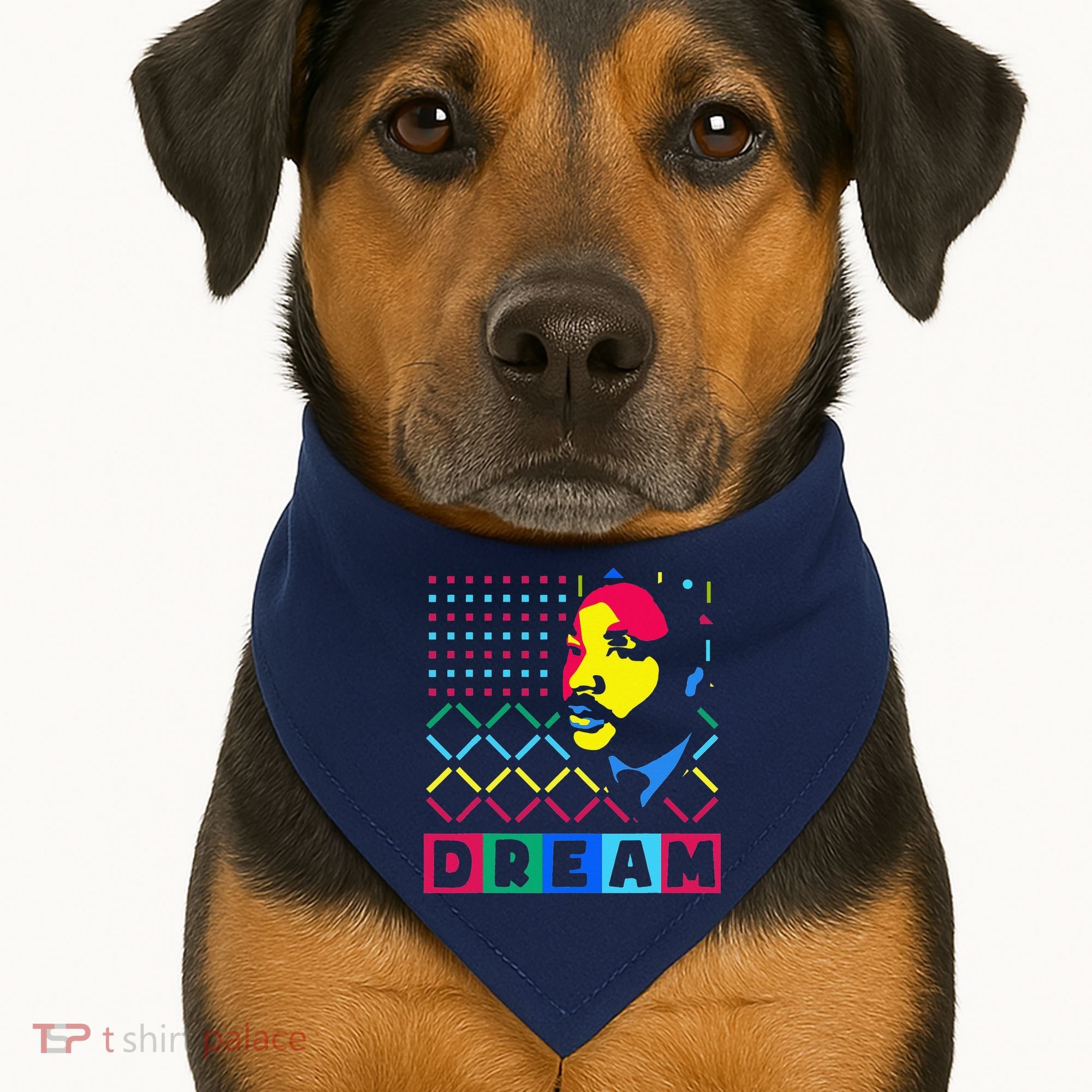 Black History Month I Have A Dream African American USA-Made Doggie Bandana
