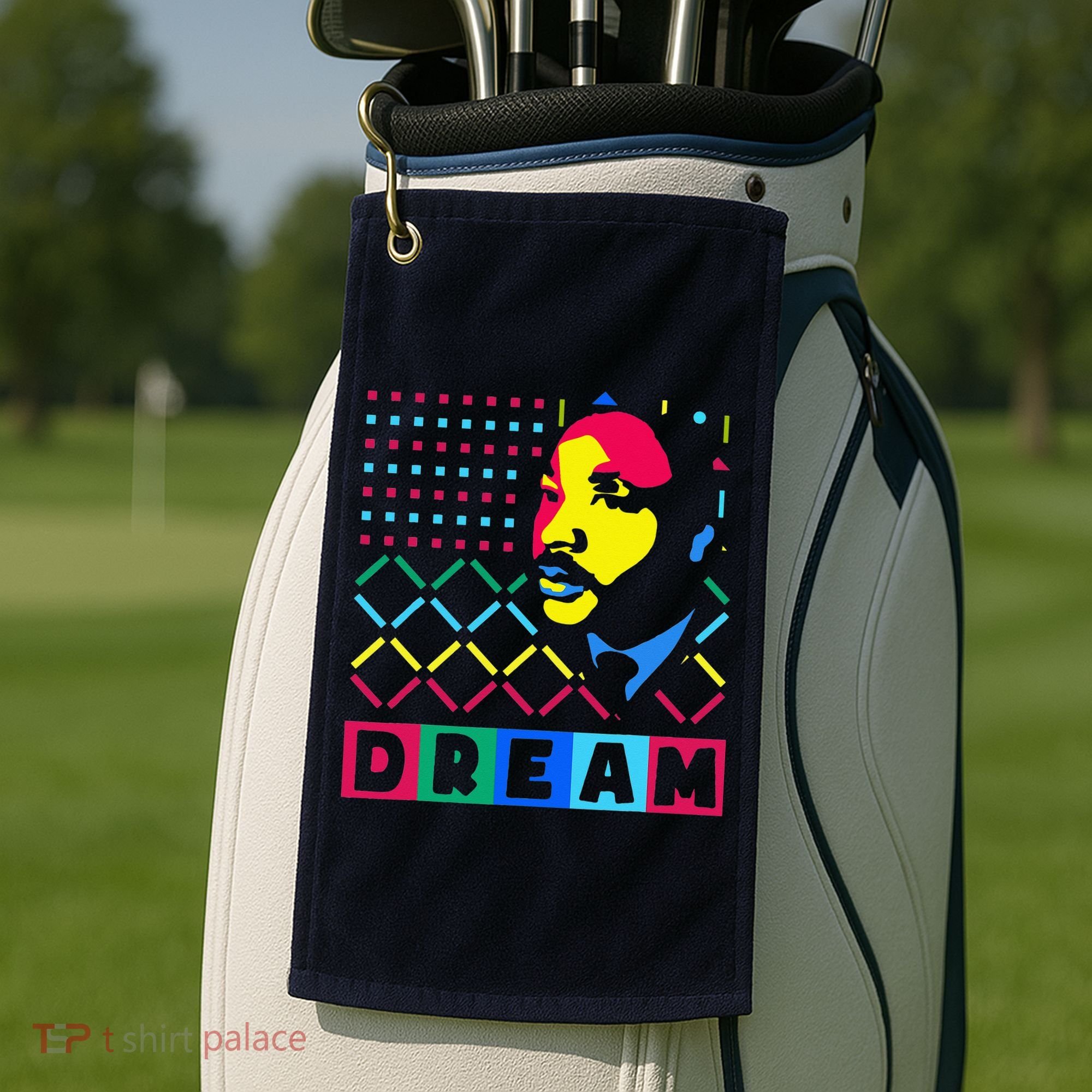 Black History Month I Have A Dream African American Golf Towel