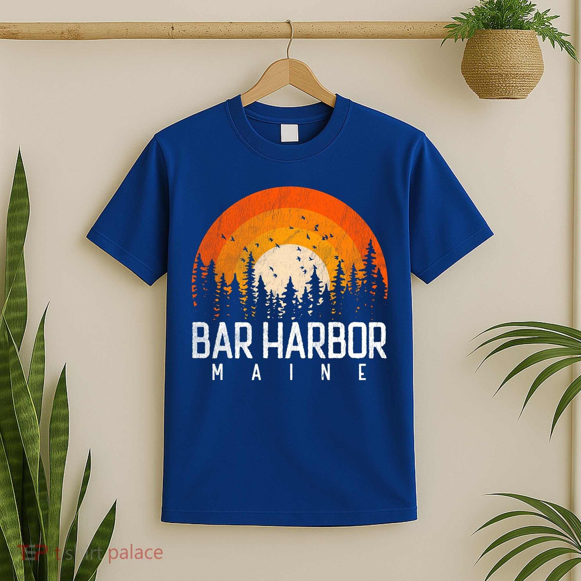 Bar Harbor Maine Me Great Gift Retro Vintage 70s 80s 90s Gift T-Shirt