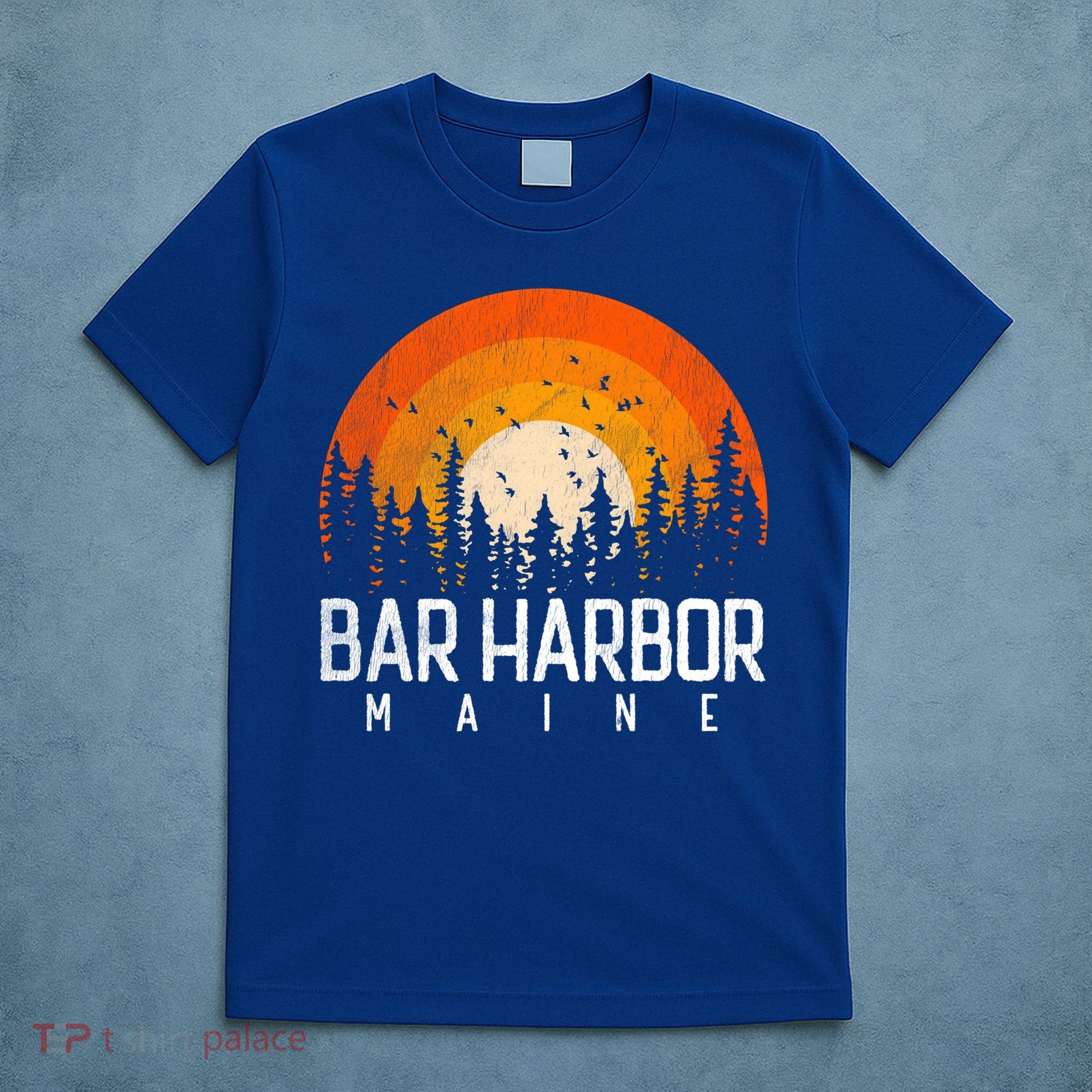 Bar Harbor Maine Me Great Gift Retro Vintage 70s 80s 90s Gift T-Shirt