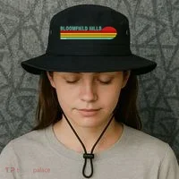 Bloomfield Hills Michigan Bucket Hat thumb 3