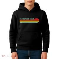 Bloomfield Hills Michigan Kids Hoodie thumb 4