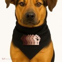 Black History Month USA-Made Doggie Bandana thumb 1