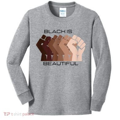 Black History Month Kids Long Sleeve Shirt