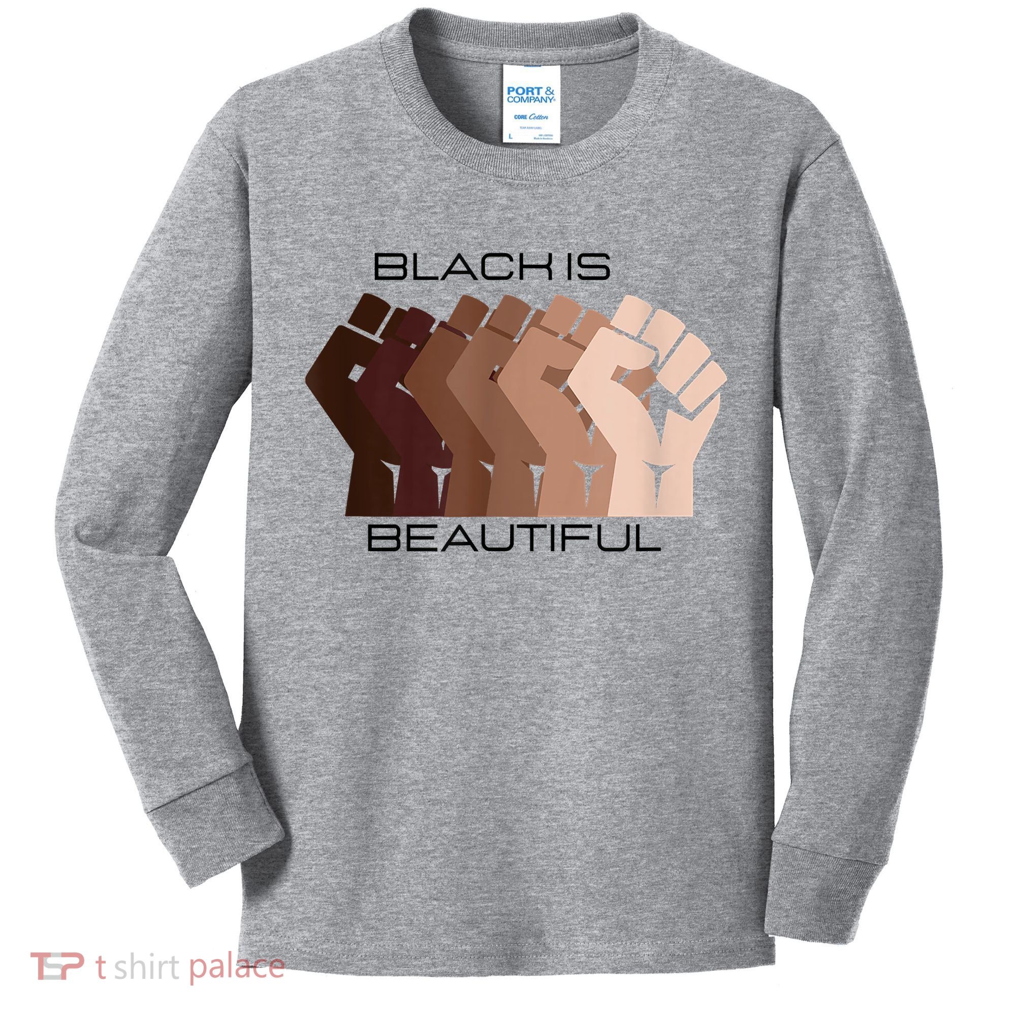 Black History Month Kids Long Sleeve Shirt