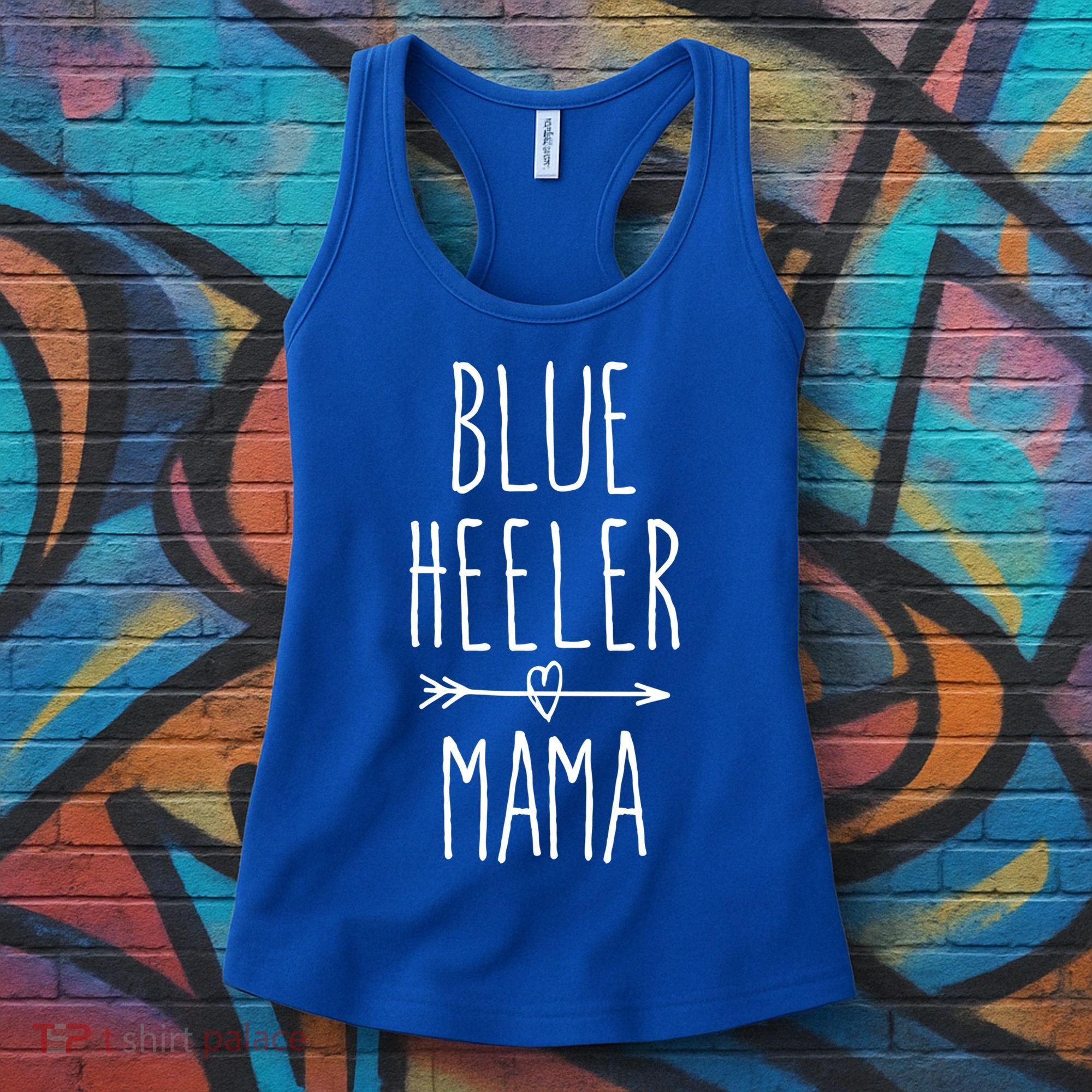 Blue Heeler Mama Australian Cattle Dog Mom Gift Women's Tank Top