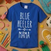 Blue Heeler Mama Australian Cattle Dog Mom Gift Kids T-Shirt thumb 3