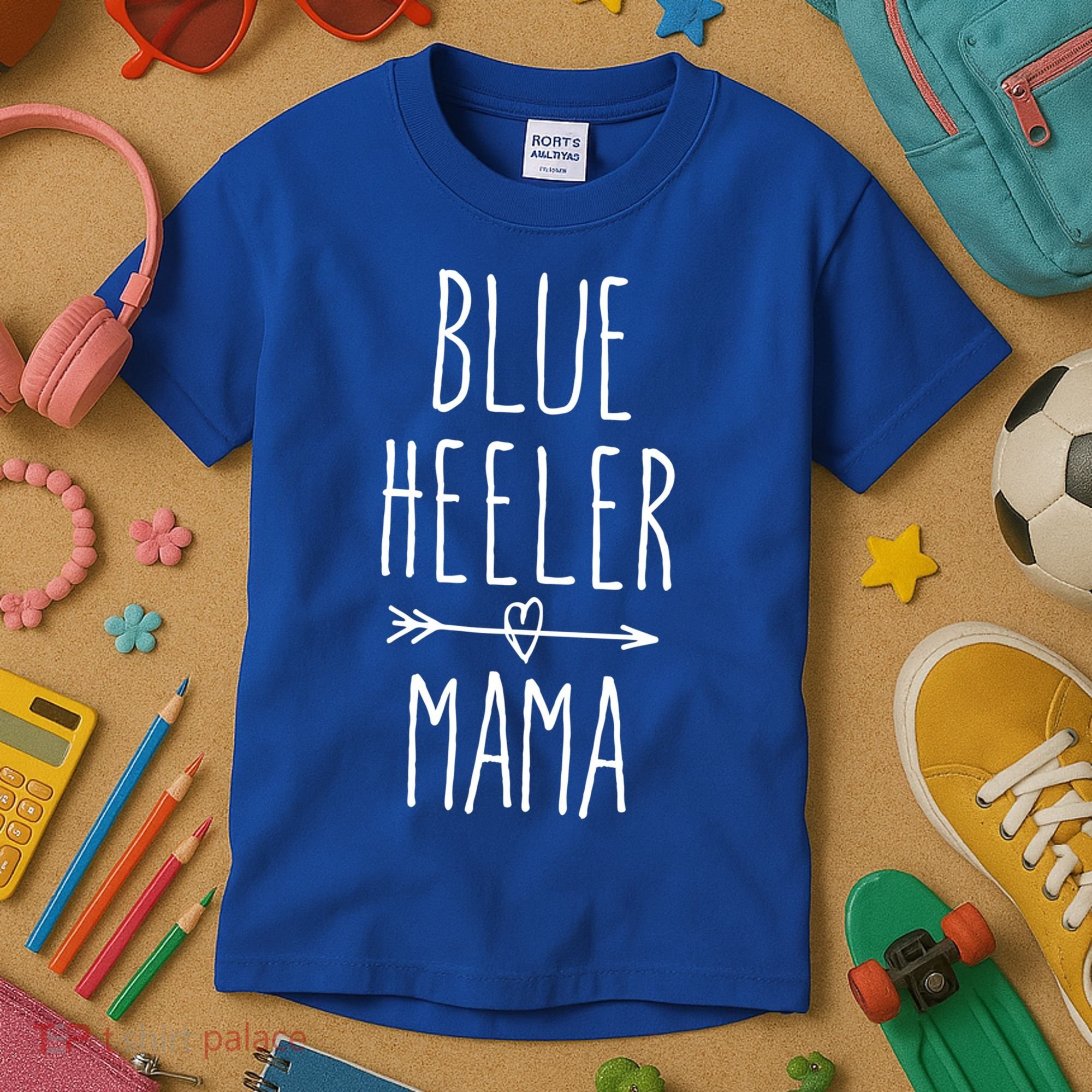 Blue Heeler Mama Australian Cattle Dog Mom Gift Kids T-Shirt