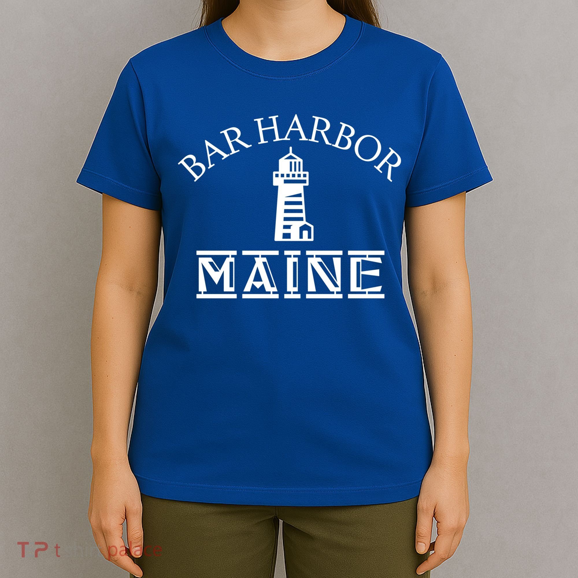 Bar Harbor Maine Tourist Travel Souvenir Vacation Gift T-Shirt