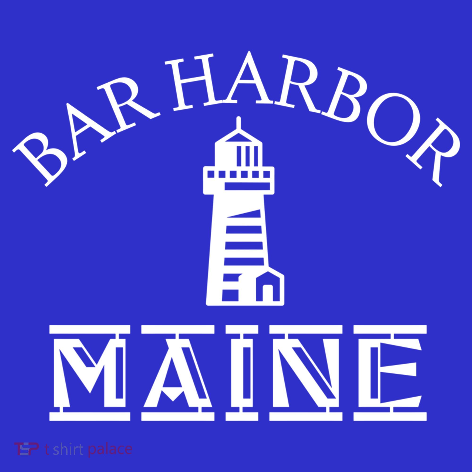Bar Harbor Maine Tourist Travel Souvenir Vacation Gift Polo